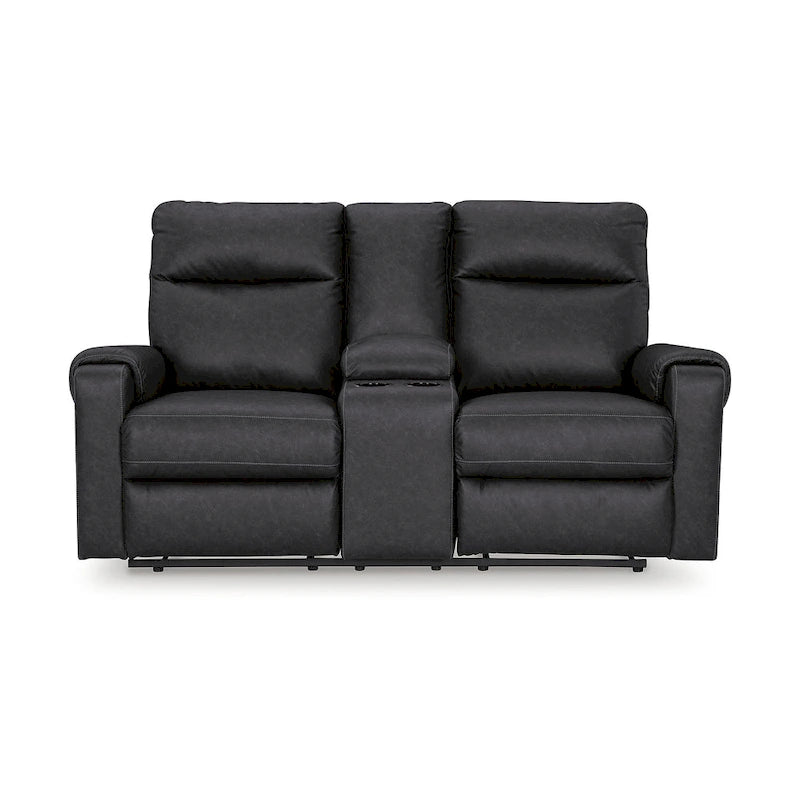 Signature Design by Ashley Barnsana Power Reclining Loveseat with Console