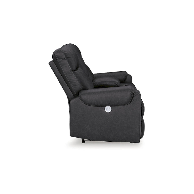 Signature Design by Ashley Barnsana Power Reclining Loveseat with Console