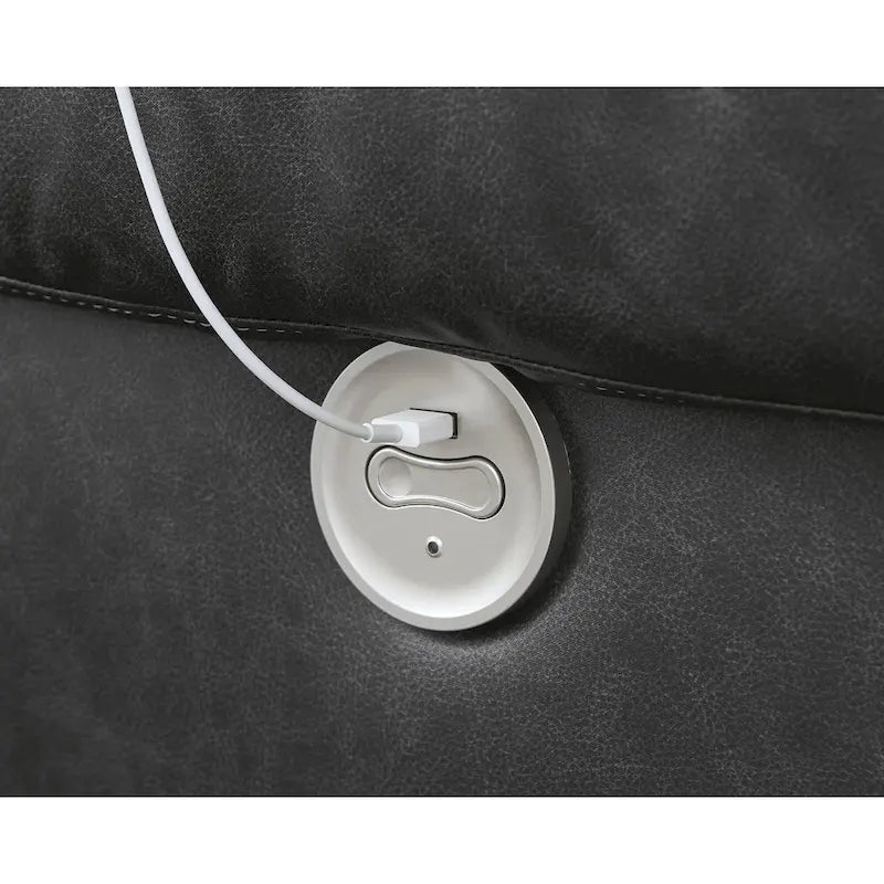 Signature Design by Ashley Barnsana Power Reclining Loveseat with Console