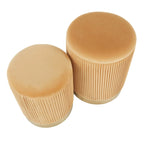 Silver Orchid Corday Contemporary Pleated Nesting Ottoman Set