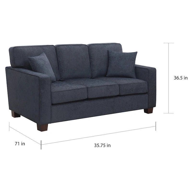 Copper Grove Sagarejo Sleek Contemporary 3-seat Sofa