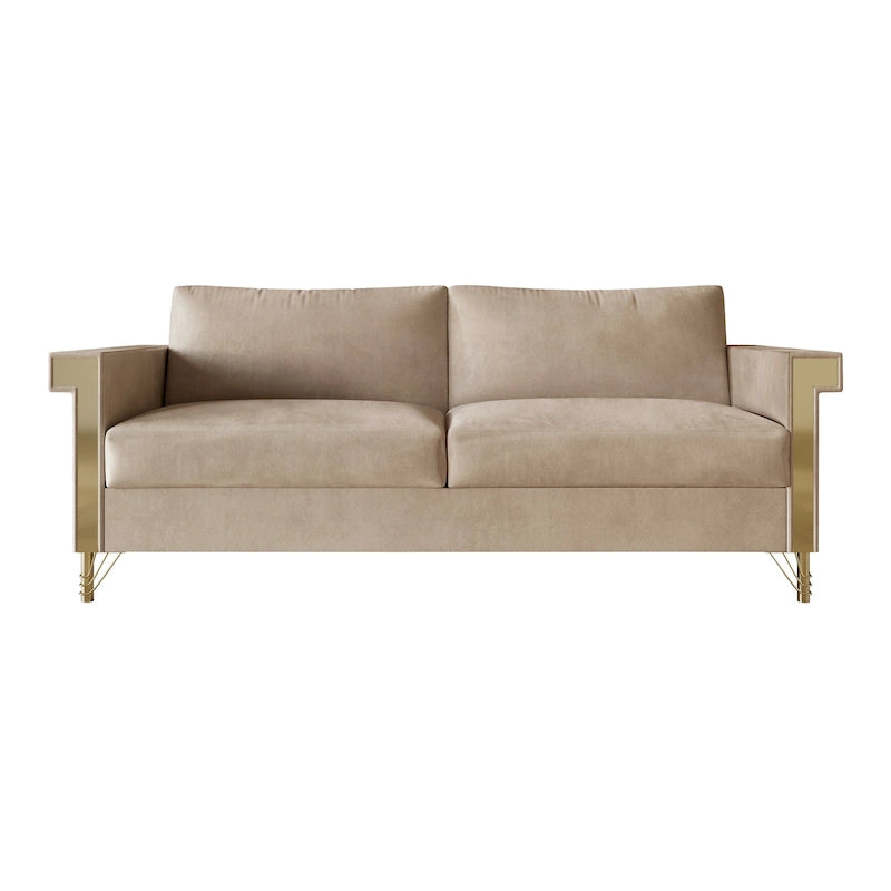 CraftPorch Luxurious Velvet Upholstered Sofa