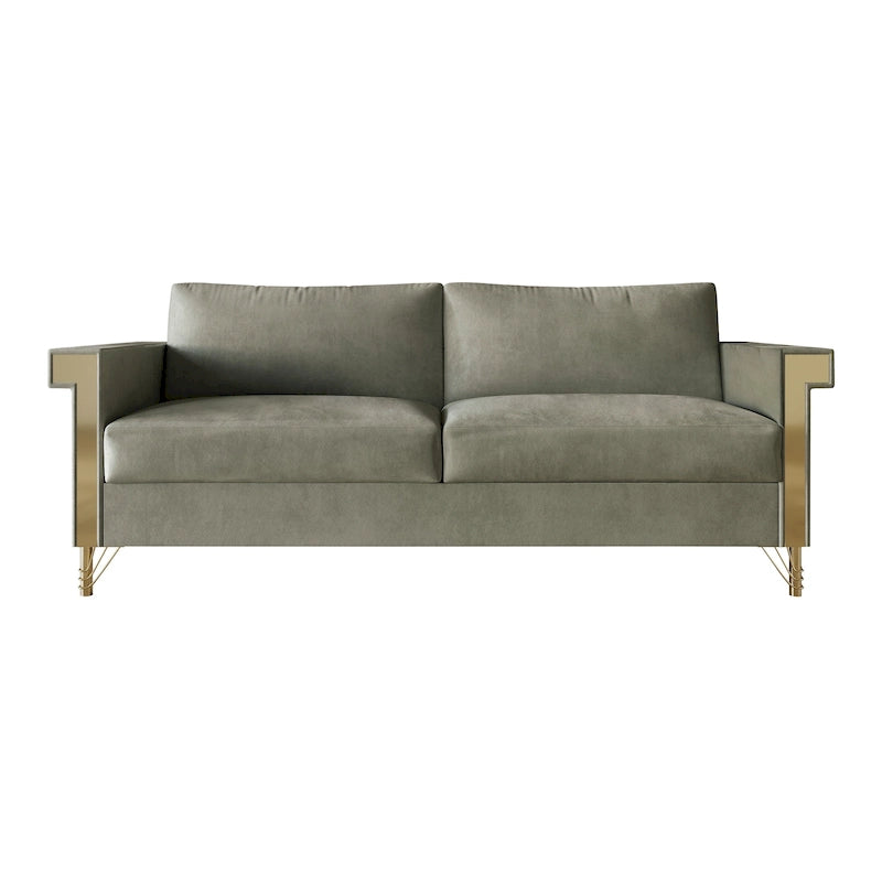 CraftPorch Luxurious Velvet Upholstered Sofa