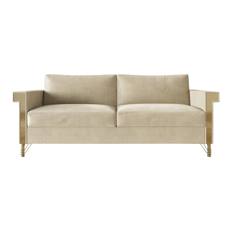 CraftPorch Luxurious Velvet Upholstered Sofa
