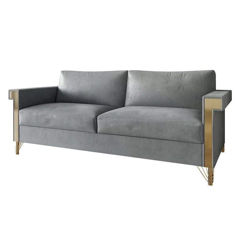 CraftPorch Luxurious Velvet Upholstered Sofa
