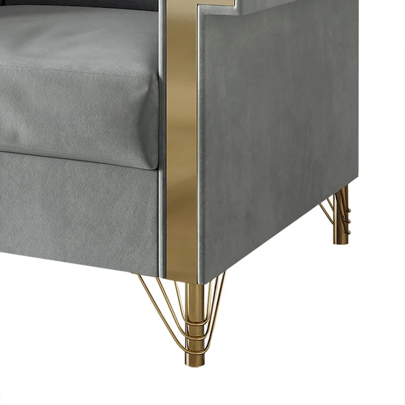 CraftPorch Luxurious Velvet Upholstered Sofa