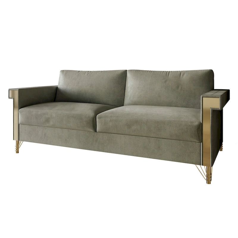 CraftPorch Luxurious Velvet Upholstered Sofa