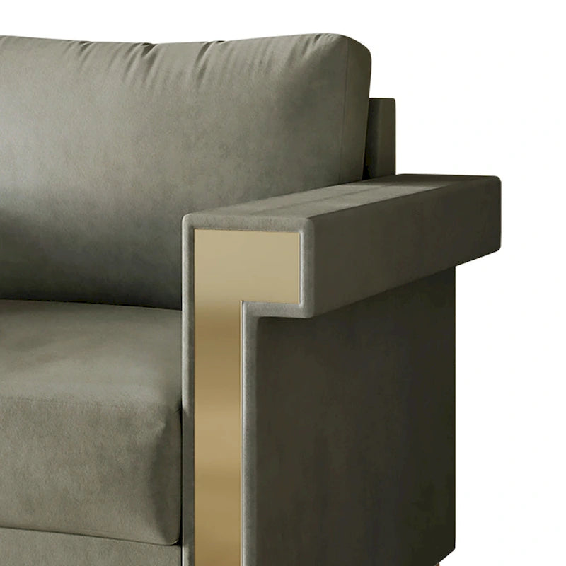 CraftPorch Luxurious Velvet Upholstered Sofa