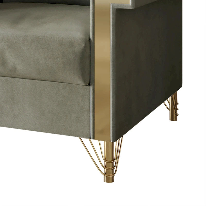 CraftPorch Luxurious Velvet Upholstered Sofa