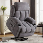 Power Lift Chairs Recliners, Heat & Massage, USB Port, Remote Control