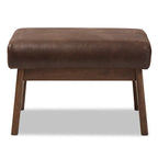 Mid-Century Ottoman by Baxton Studio