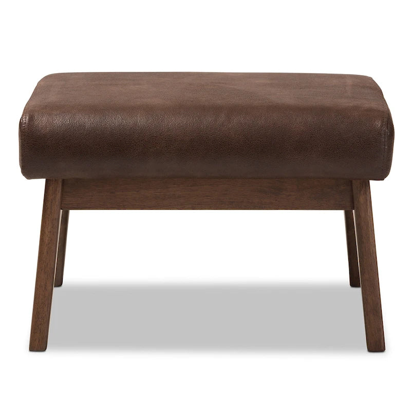 Mid-Century Ottoman by Baxton Studio