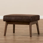 Mid-Century Ottoman by Baxton Studio