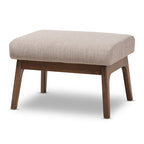 Mid-Century Ottoman by Baxton Studio