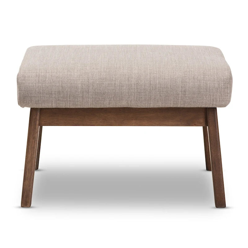 Mid-Century Ottoman by Baxton Studio