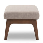 Mid-Century Ottoman by Baxton Studio