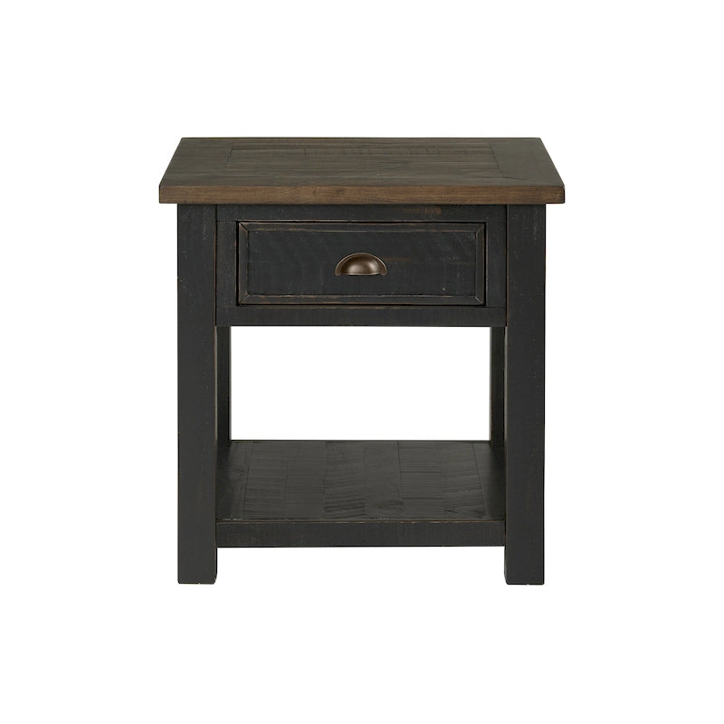 The Gray Barn Downington Solid Wood End Table