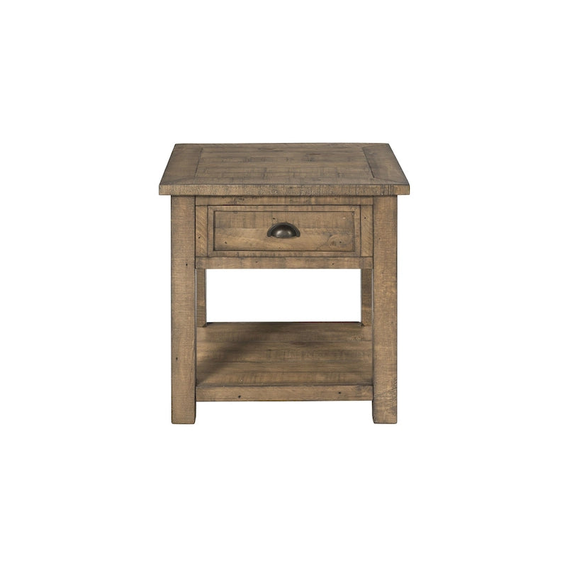 The Gray Barn Downington Solid Wood End Table