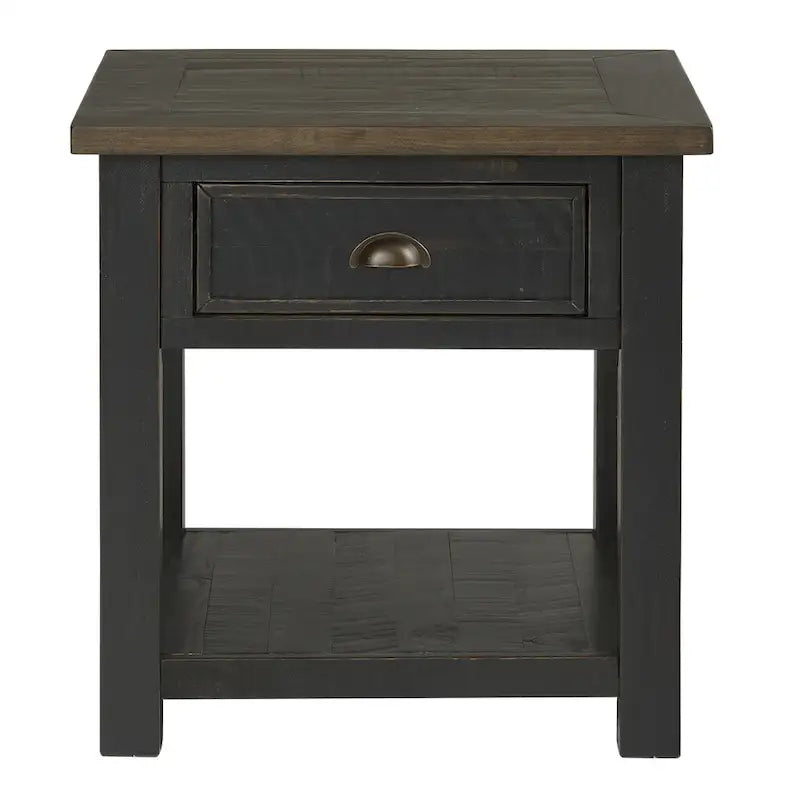 The Gray Barn Downington Solid Wood End Table