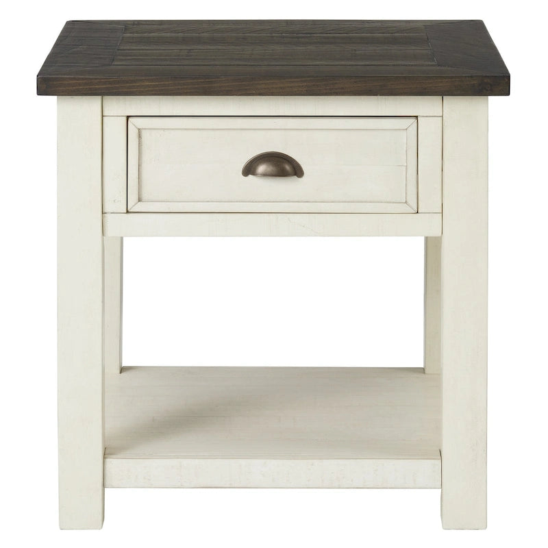 The Gray Barn Downington Solid Wood End Table