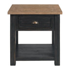 The Gray Barn Downington Solid Wood End Table