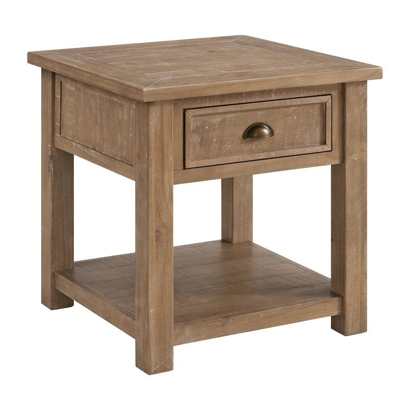 The Gray Barn Downington Solid Wood End Table