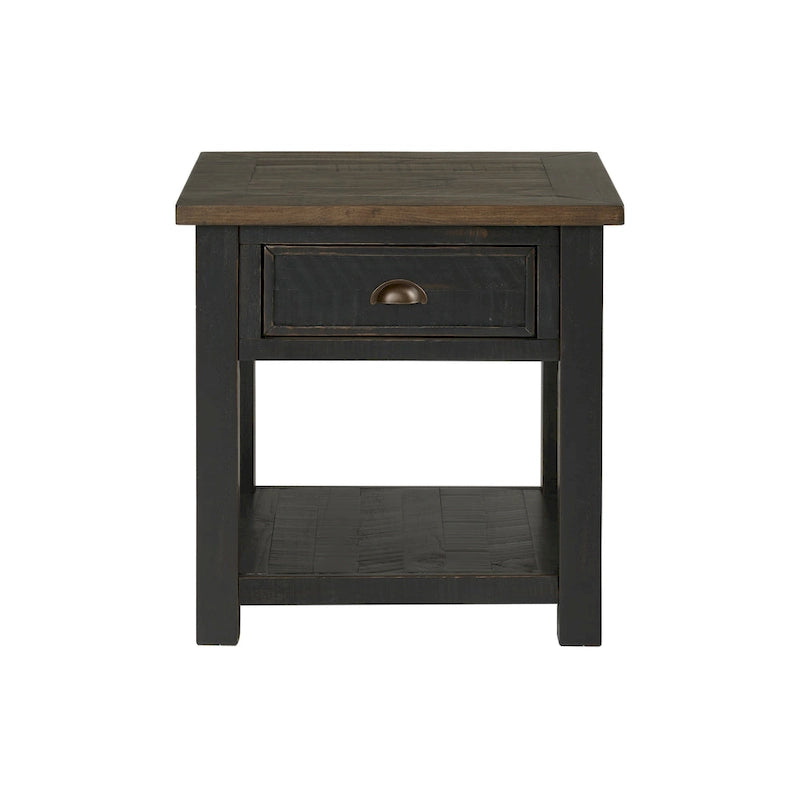 The Gray Barn Downington Solid Wood End Table