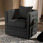 Contemporary Fabric Swivel Chair