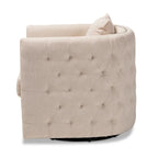 Contemporary Fabric Swivel Chair