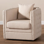 Contemporary Fabric Swivel Chair
