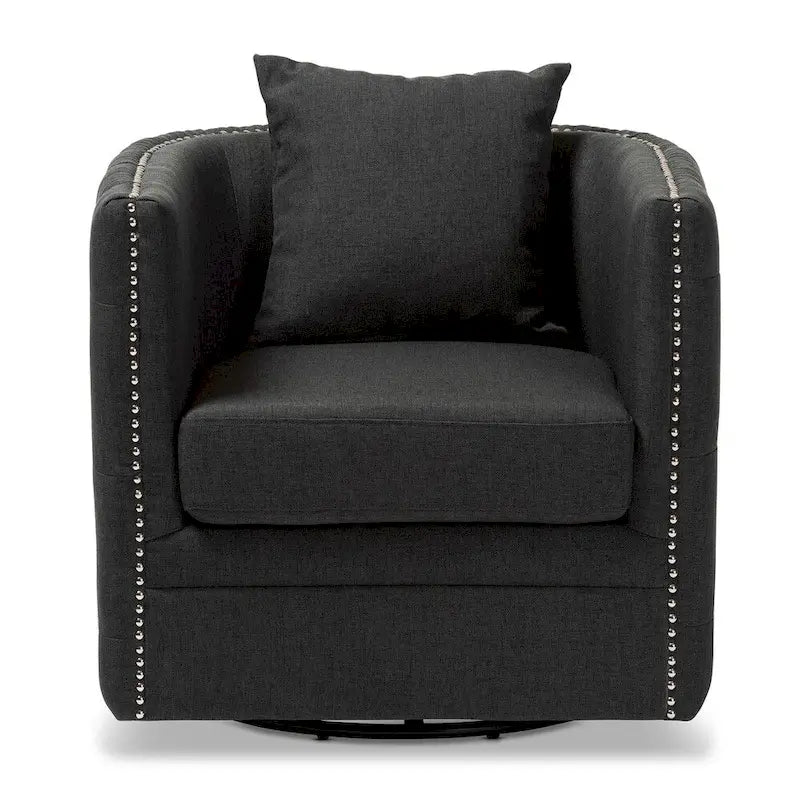 Contemporary Fabric Swivel Chair