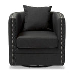 Contemporary Fabric Swivel Chair