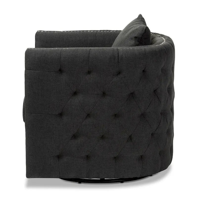 Contemporary Fabric Swivel Chair