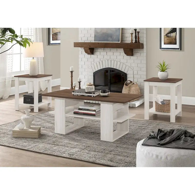 Beverly 3 pieces Coffee Table Set