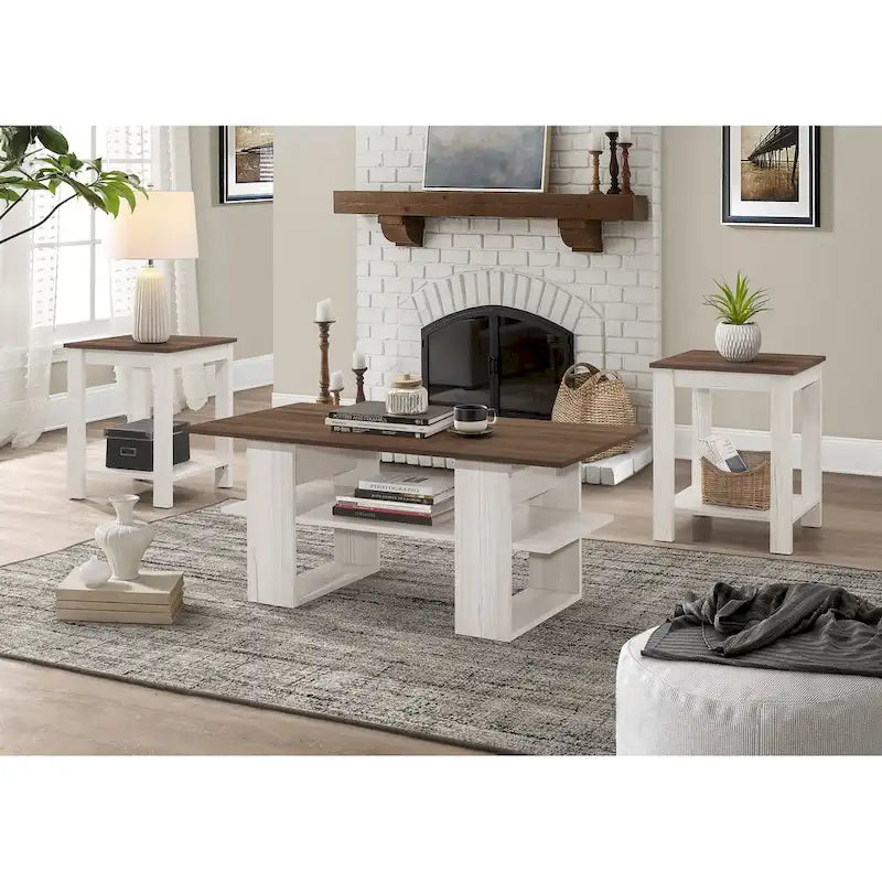 Beverly 3 pieces Coffee Table Set