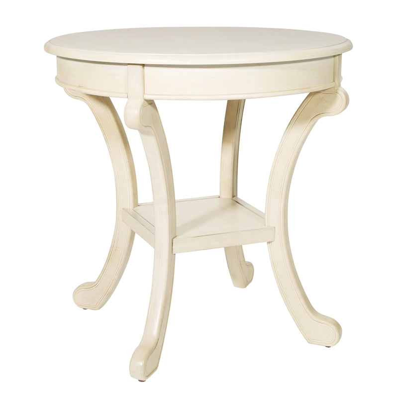 Copper Grove Korostyshiv Hand-painted Transitional Accent Table