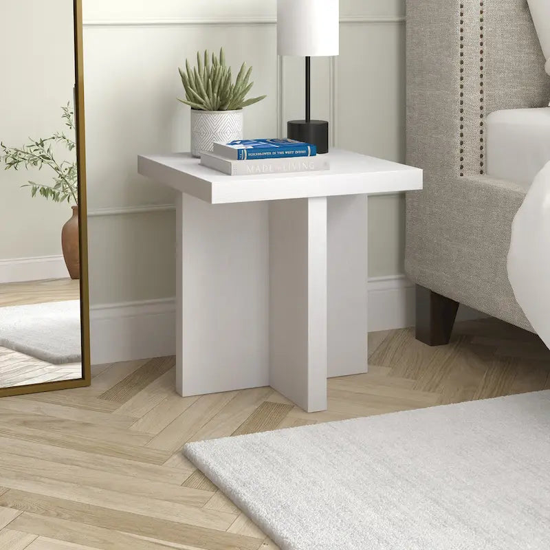 Elna 22 Wide Rectangular Side Table - 22 Wide