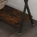 33.5 Narrow Sofa Table with Storage Shelf
