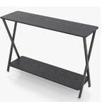 33.5 Narrow Sofa Table with Storage Shelf