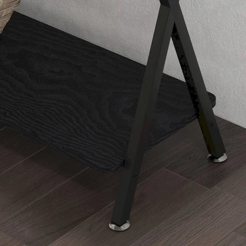 33.5 Narrow Sofa Table with Storage Shelf