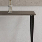 33.5 Narrow Sofa Table with Storage Shelf