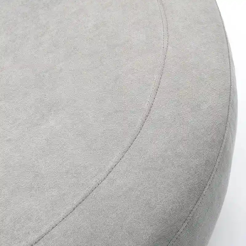 54 Wide Elegant Round Swivel Barrel Chair, Chair and a Half