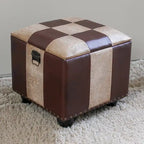 International Caravan Carmel Square Storage Ottoman