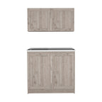 FM Furniture Perseus Cabinet Set, Two Parts Set