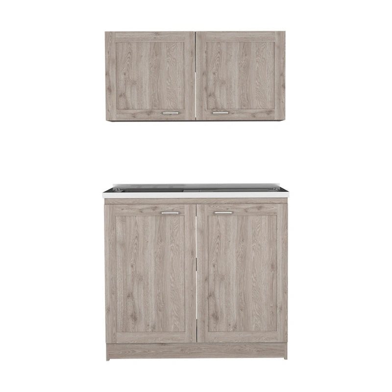 FM Furniture Perseus Cabinet Set, Two Parts Set