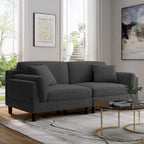 Modern 90 inch Sofa Comfy Corduroy Deep Seats Sofa