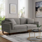 Modern 90 inch Sofa Comfy Corduroy Deep Seats Sofa