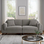 Modern 90 inch Sofa Comfy Corduroy Deep Seats Sofa