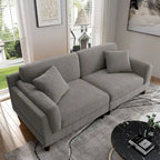 Modern 90 inch Sofa Comfy Corduroy Deep Seats Sofa