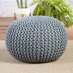 Asilah Indoor and Outdoor Round Pouf - 20X20X14